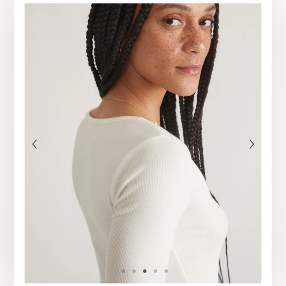 Lexi Rib Square Neck Top - Picture 3 of 5